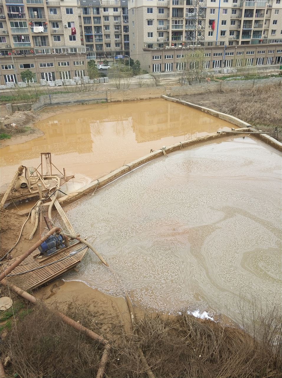 富拉尔基沉淀池淤泥清理-厂区废水池淤泥清淤